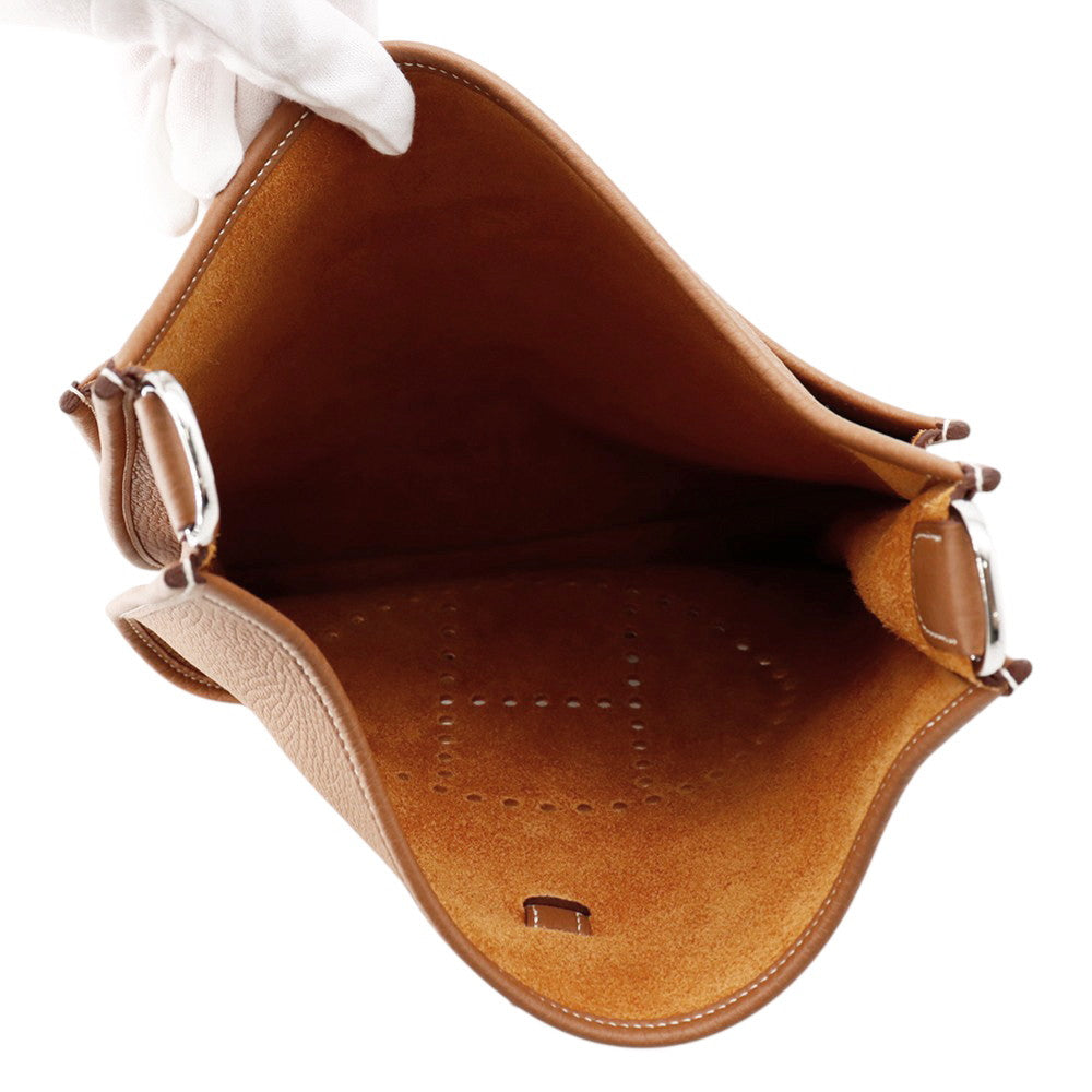 HERMES Evelyne3 Gold Taurillon Clemence Size PM