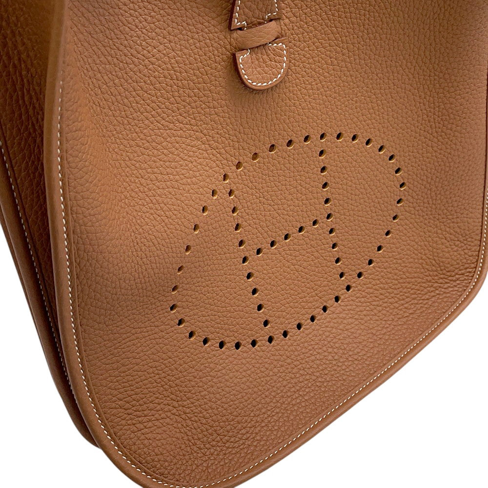HERMES Evelyne3 Gold Taurillon Clemence Size PM