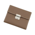 HERMES Clic Card Case Etoupe Epsom