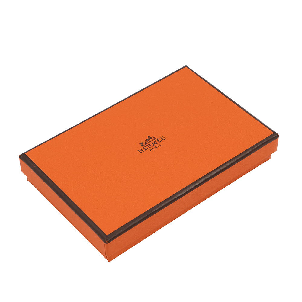 HERMES Calvi Duo Black Chevre Myzore Goatskin