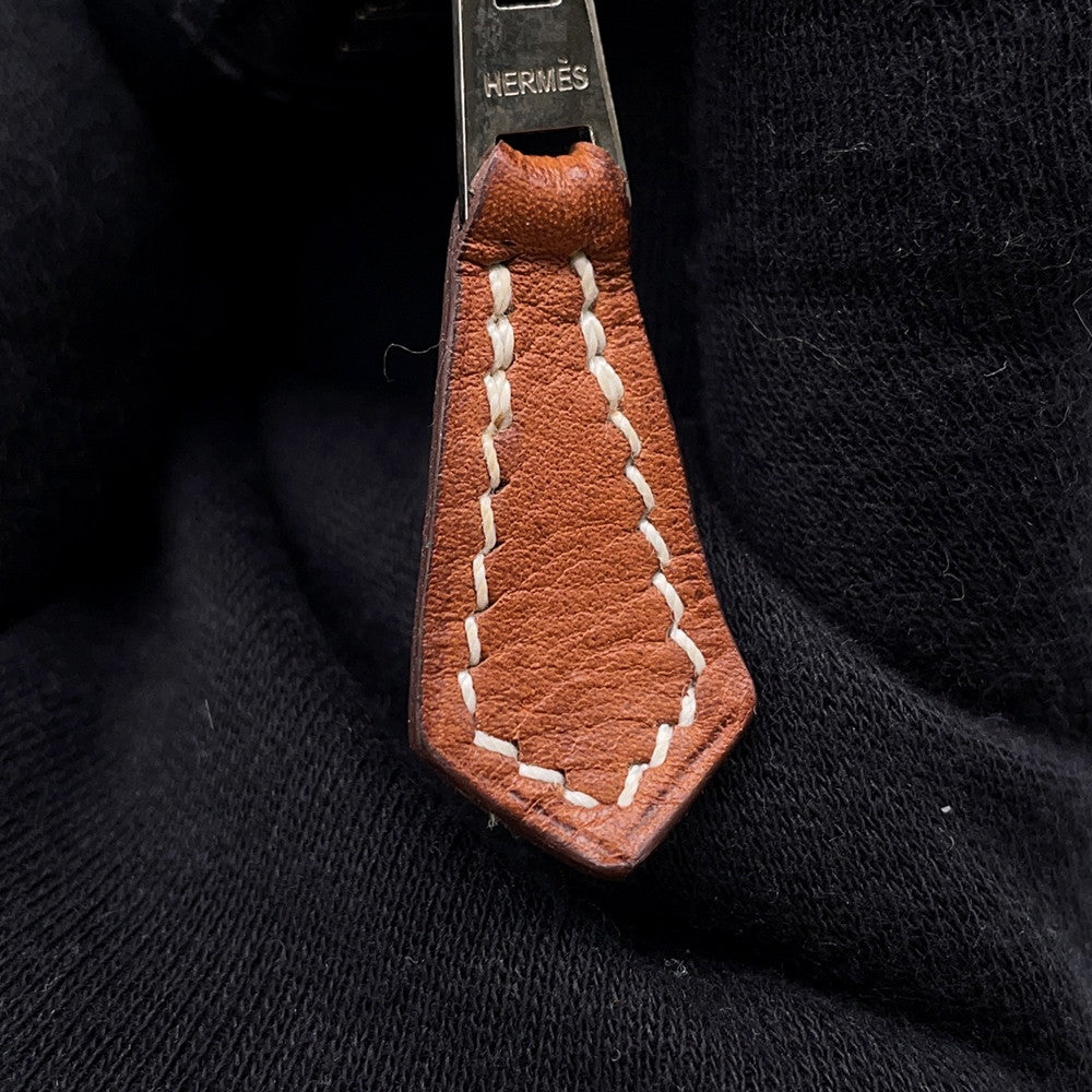 HERMES Azap compact silk in Black Epsom