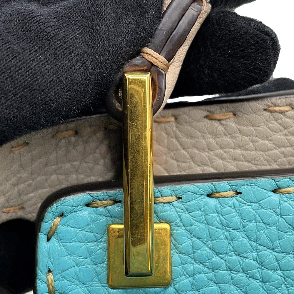 FENDI Peekaboo Iconic Essential Beige8BN302 Leather