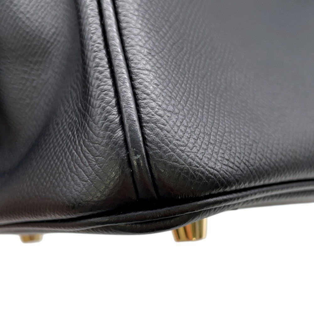 HERMES Birkin Black Epsom Size 30