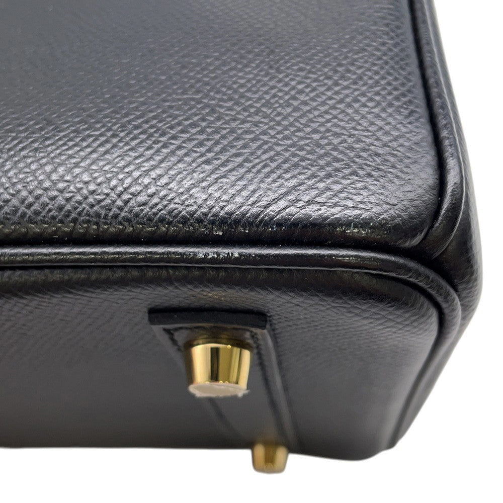 HERMES Birkin Black Epsom Size 30