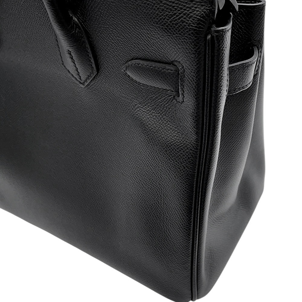 HERMES Birkin Black Epsom Size 30