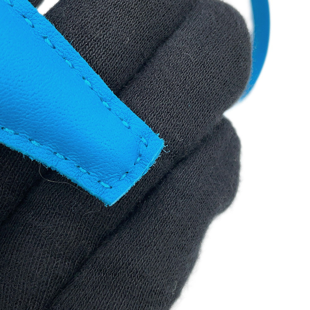 HERMES Rodeo Blue Zanzibar Lambskin Size PM