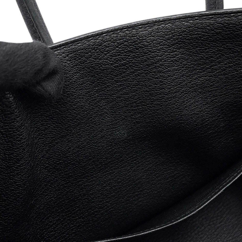 HERMES Birkin Black Togo Leather Size 25