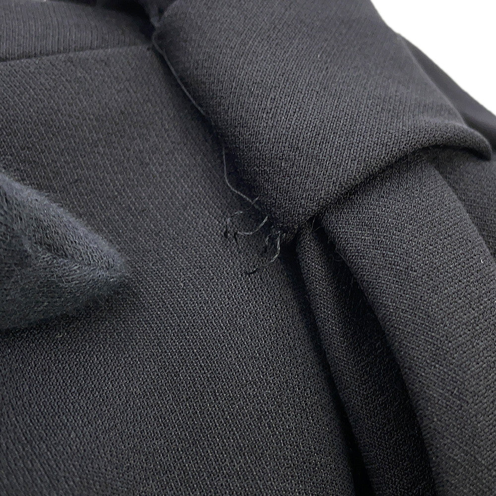Valentino Garavani Sleeveless long flared dress Size 38 BlackKB3VA6X61CF Wool 65% Silk35%