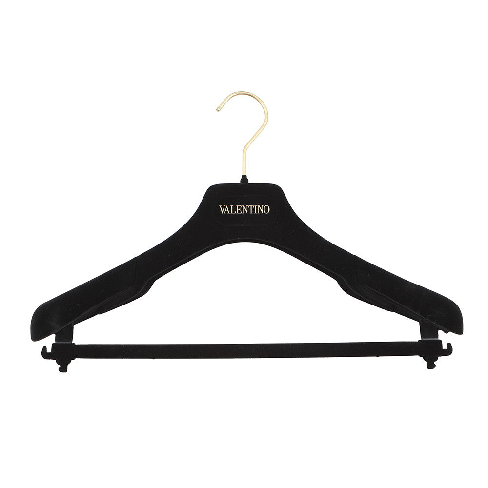 Valentino Garavani Sleeveless long flared dress Size 38 BlackKB3VA6X61CF Wool 65% Silk35%