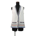 CHANEL Best Size 38 White/MulticolorP54119 Cotton97% Rayon2% Polyester1%