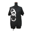 HERMES Twillaine Chaine d'Ancre Top Size 36 Black/White2E2826DS Silk100%