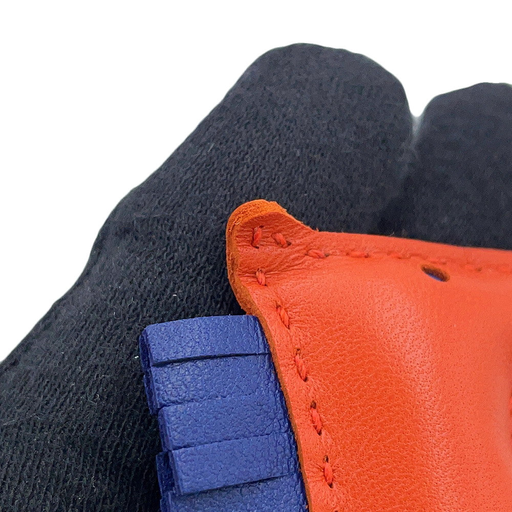 HERMES Rodeo Pegasus Cornelian/Anemone/Blue Saphir Lambskin Size PM
