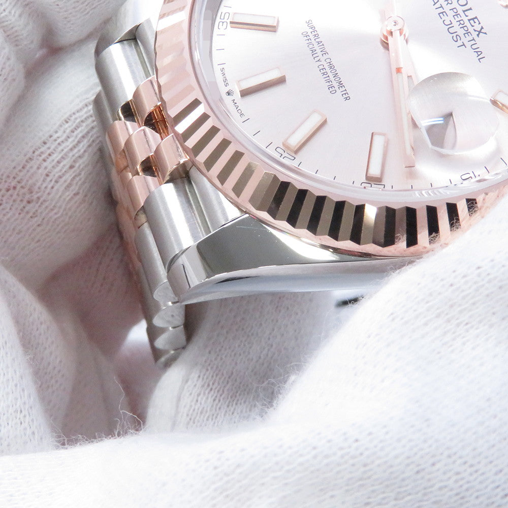 ROLEX Datejust W41mm Stainless Steel K18PG Sundust Dial126331