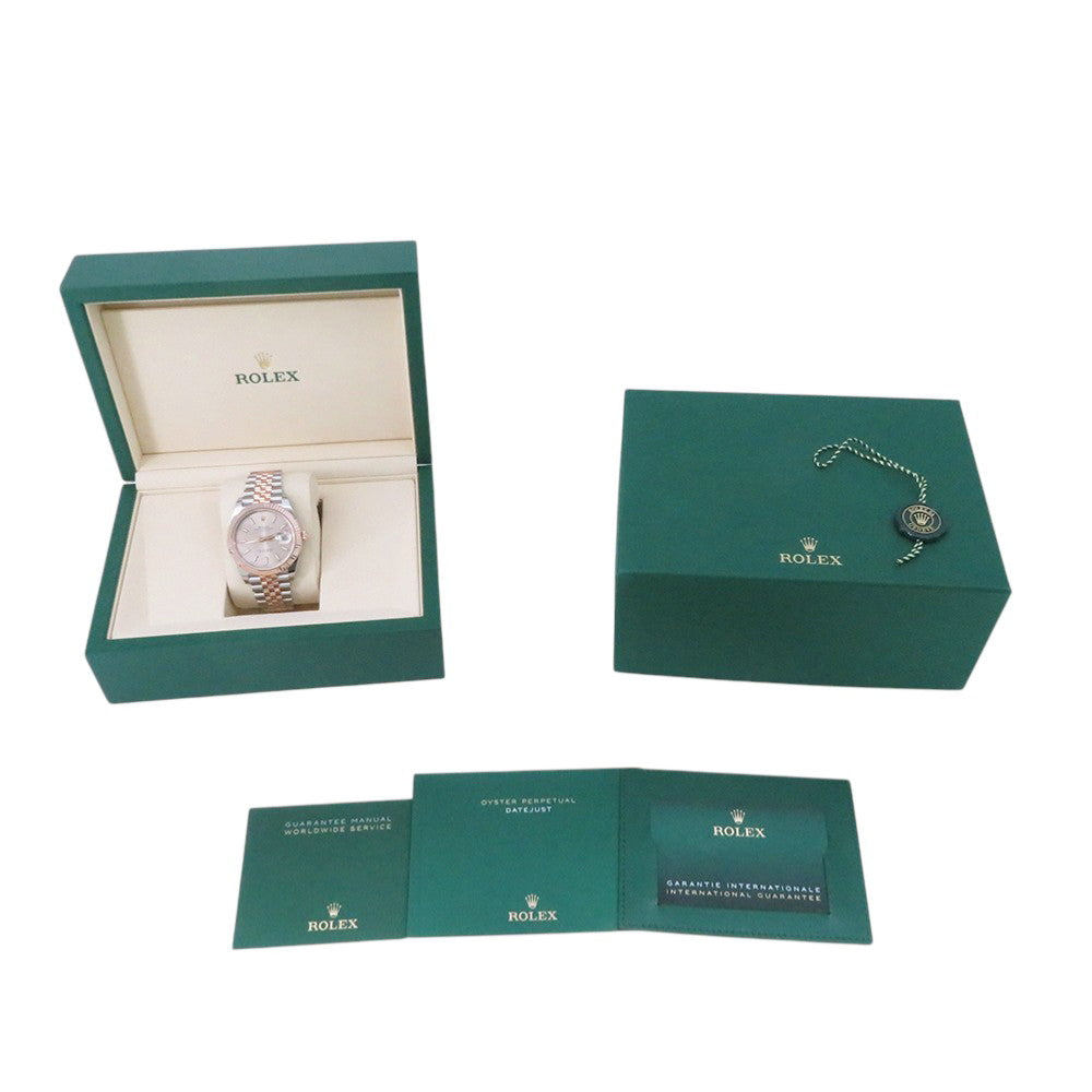 ROLEX Datejust W41mm Stainless Steel K18PG Sundust Dial126331