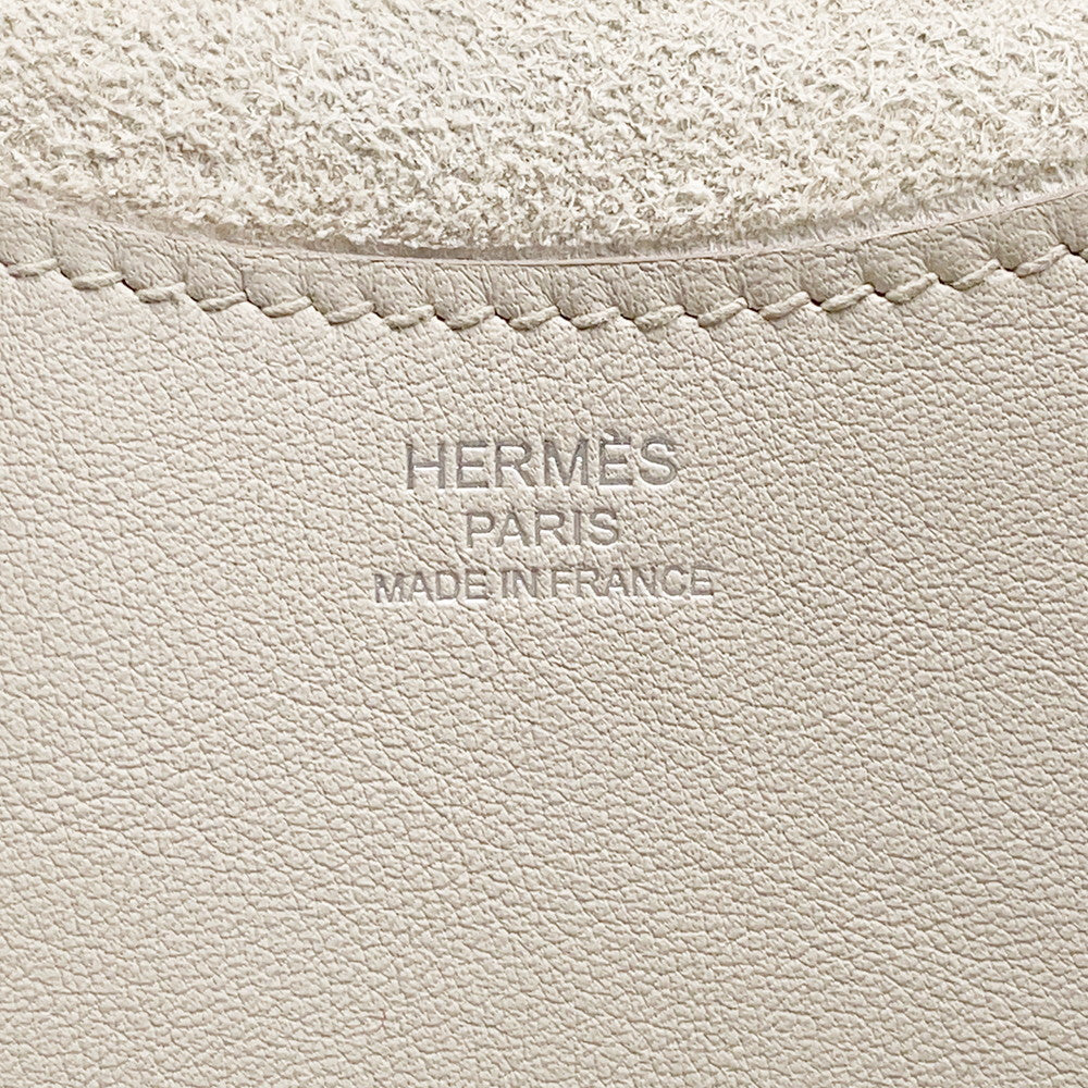 HERMES in-the-loop Tote Bag Beton Taurillon Clemence Swift Leather Size 18