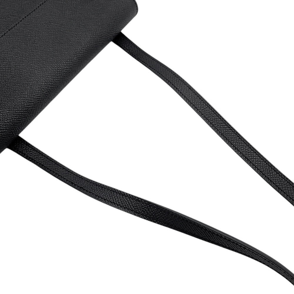 HERMES Nap to Go Black Epsom
