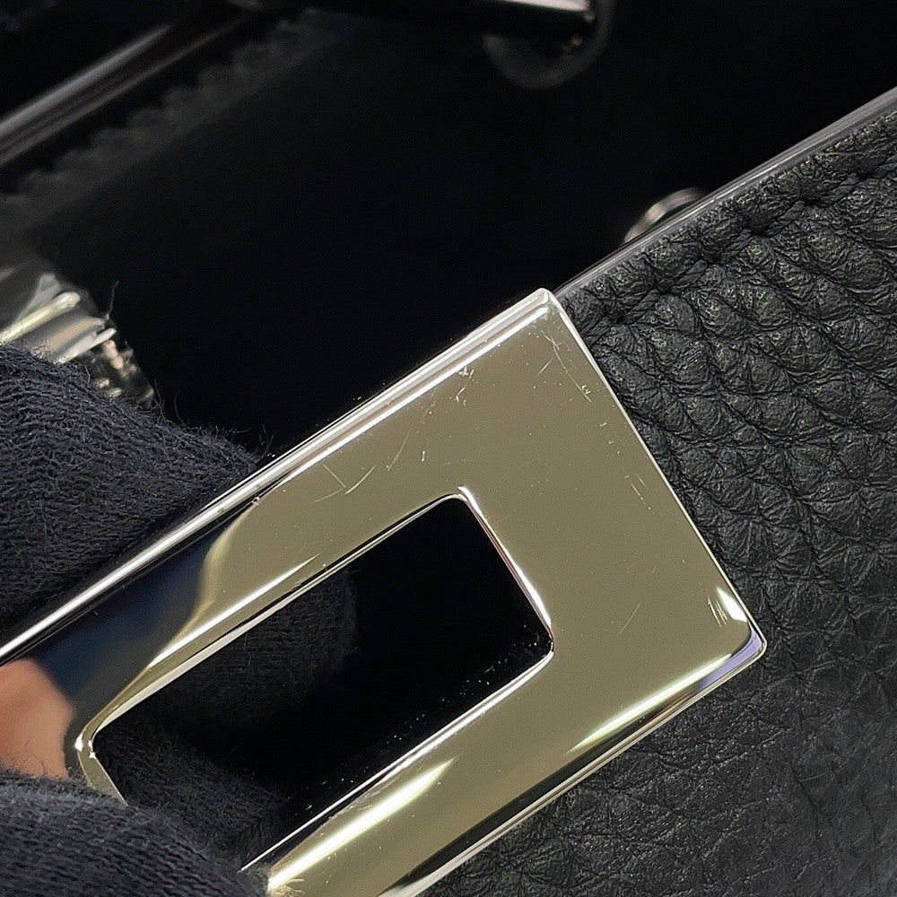 FENDI Peekaboo I.C.U. X-Cross Black/White/Blue7VA530 Leather Size Small