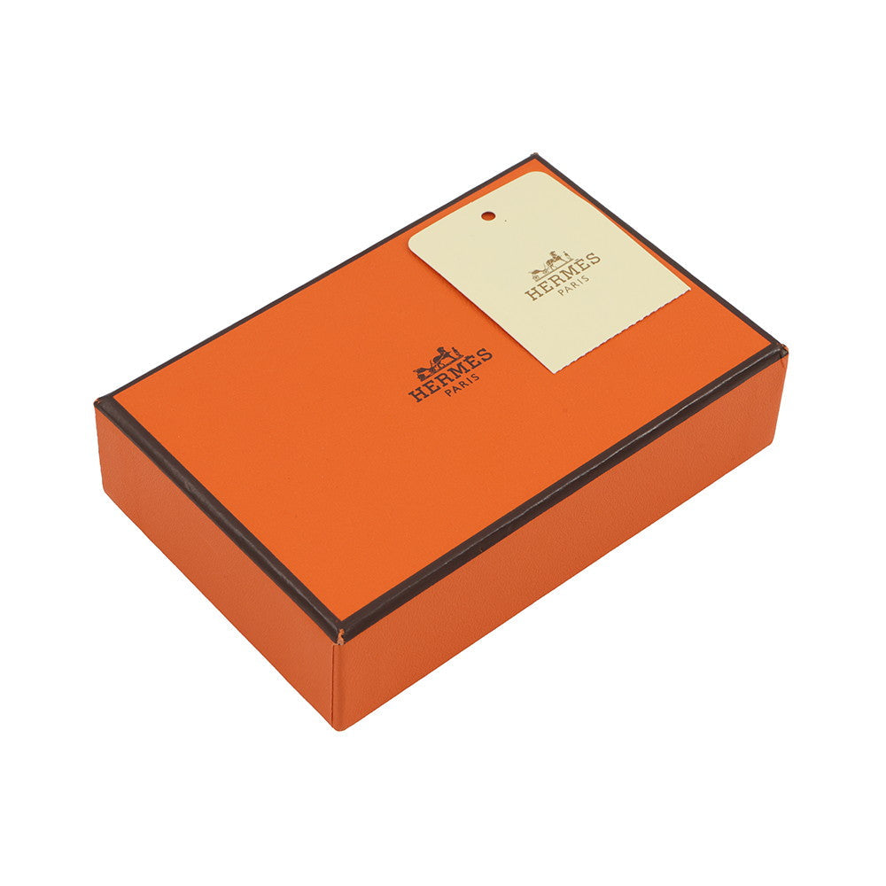HERMES Bearn Key Case Blue jellyfish Epsom