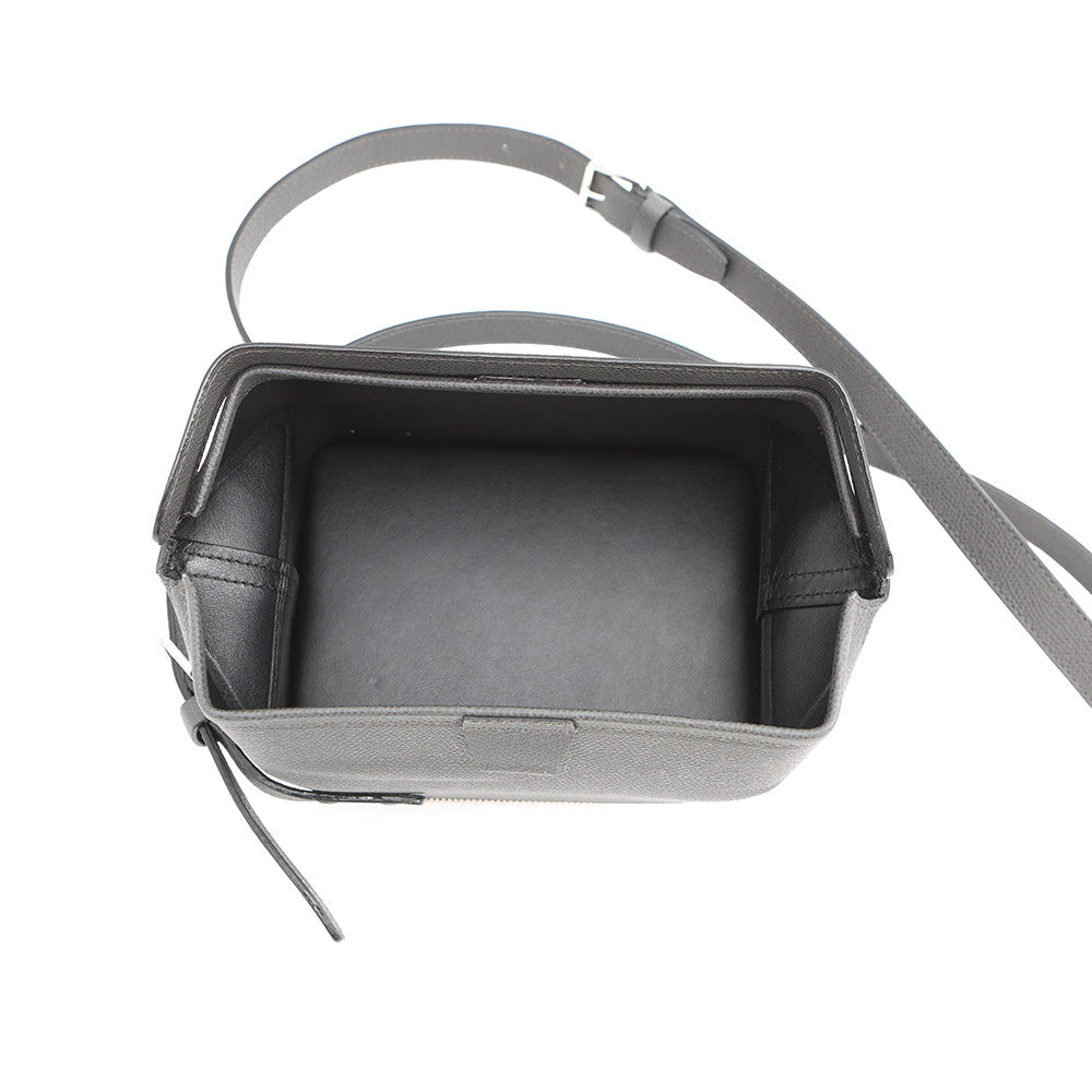 Valextra Valextra Trick Track Crossbody Dark GrayWBSR0024028LRL99GF Soft Calf Leather
