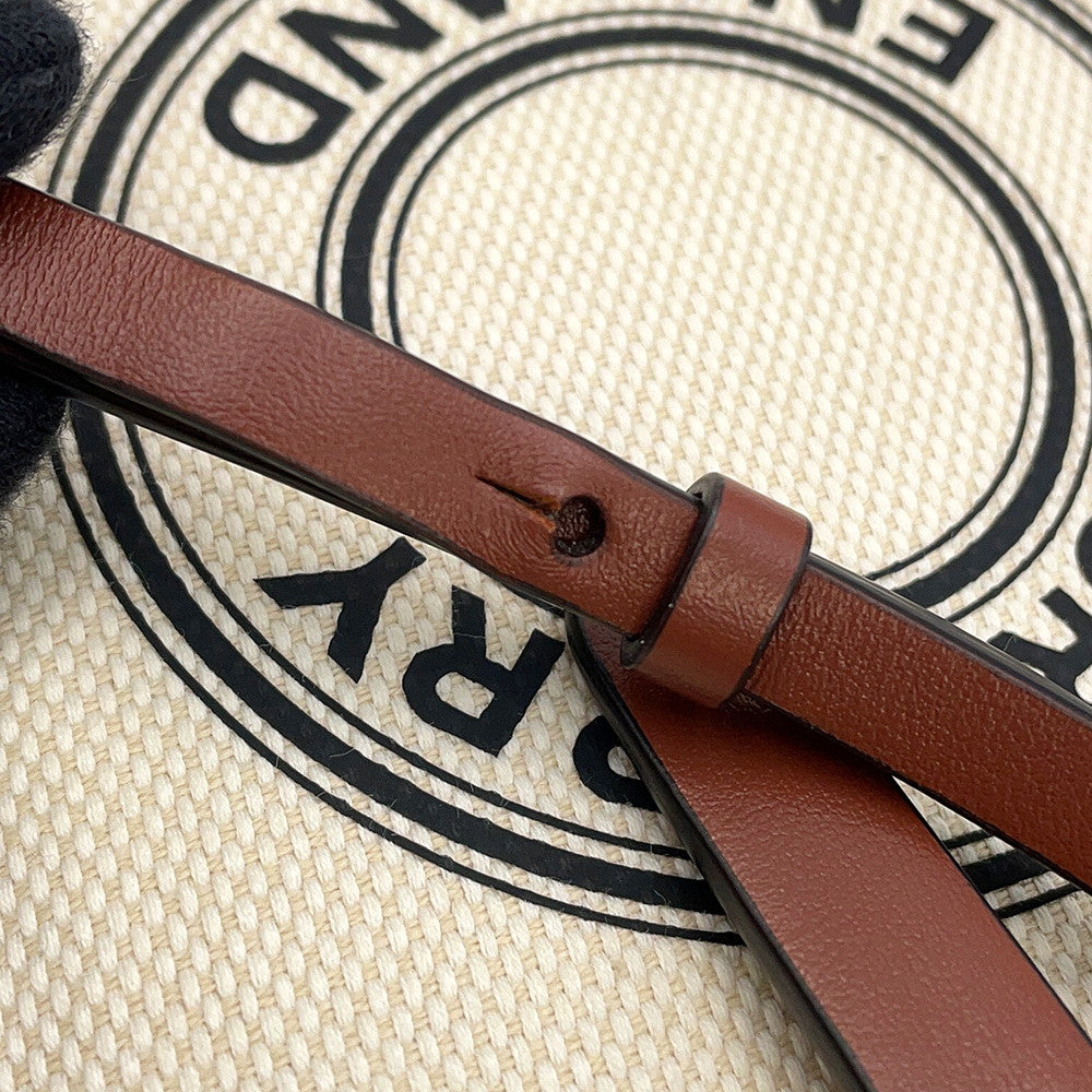 BURBERRY Annie Phone Case Beige/Brown8040877 Canvas Leather