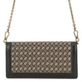 Bottega Veneta INTRECCIATO Chain wallet Black/Gold Leather/Nylon