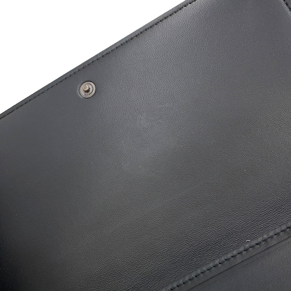 Bottega Veneta INTRECCIATO Chain wallet Black/Gold Leather/Nylon