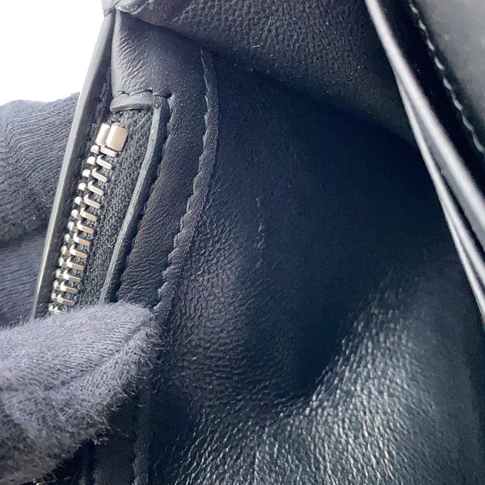 Bottega Veneta INTRECCIATO Chain wallet Black/Gold Leather/Nylon