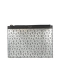 SAINT LAURENT PARIS Robot Clutch Bag Silver/Black397294 Leather