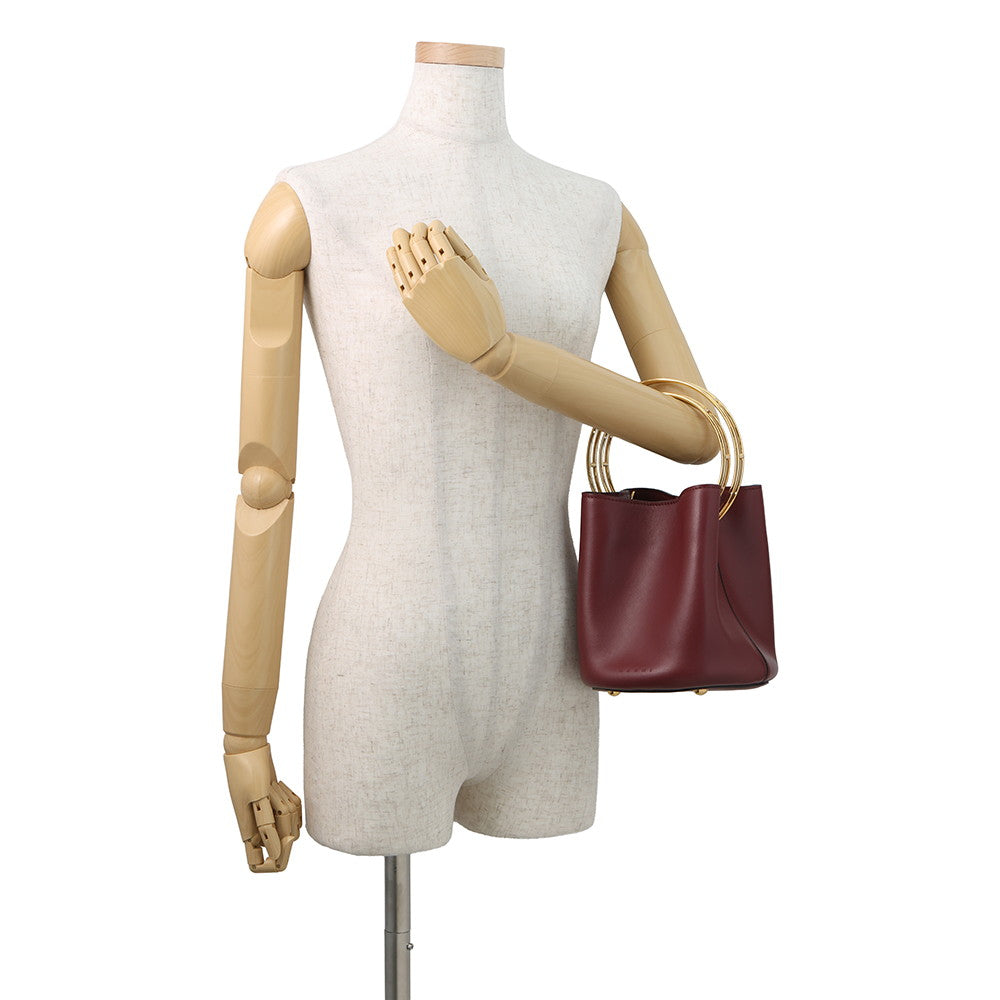 MARNI Marni Vanier 2-Way Bag BordeauxSCMPU09T24 Leather