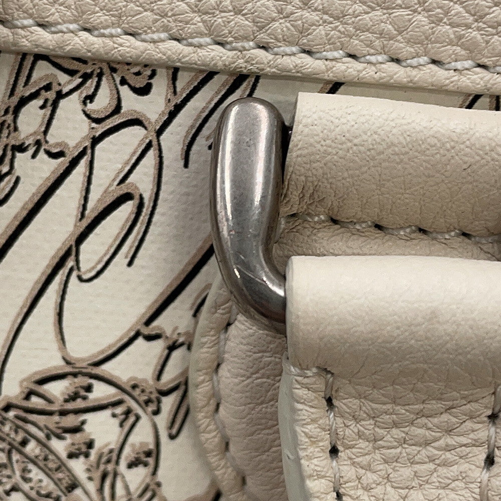 Berluti TouJules Toile Malbeuf 10th Anniversary Japan Limited Edition Model White PVC Leather Size XS