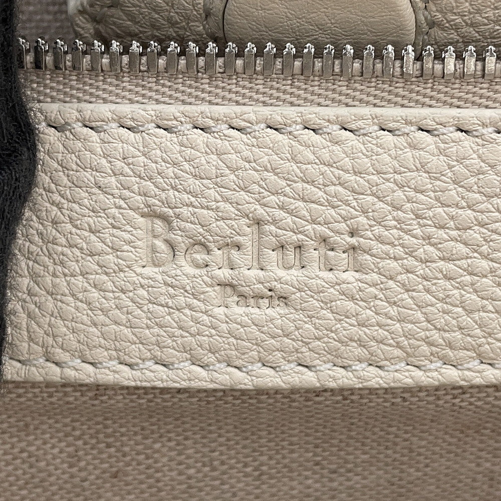 Berluti TouJules Toile Malbeuf 10th Anniversary Japan Limited Edition Model White PVC Leather Size XS