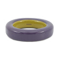 HERMES Bangle Size S/width 2cm Purple/Green LacquerWood