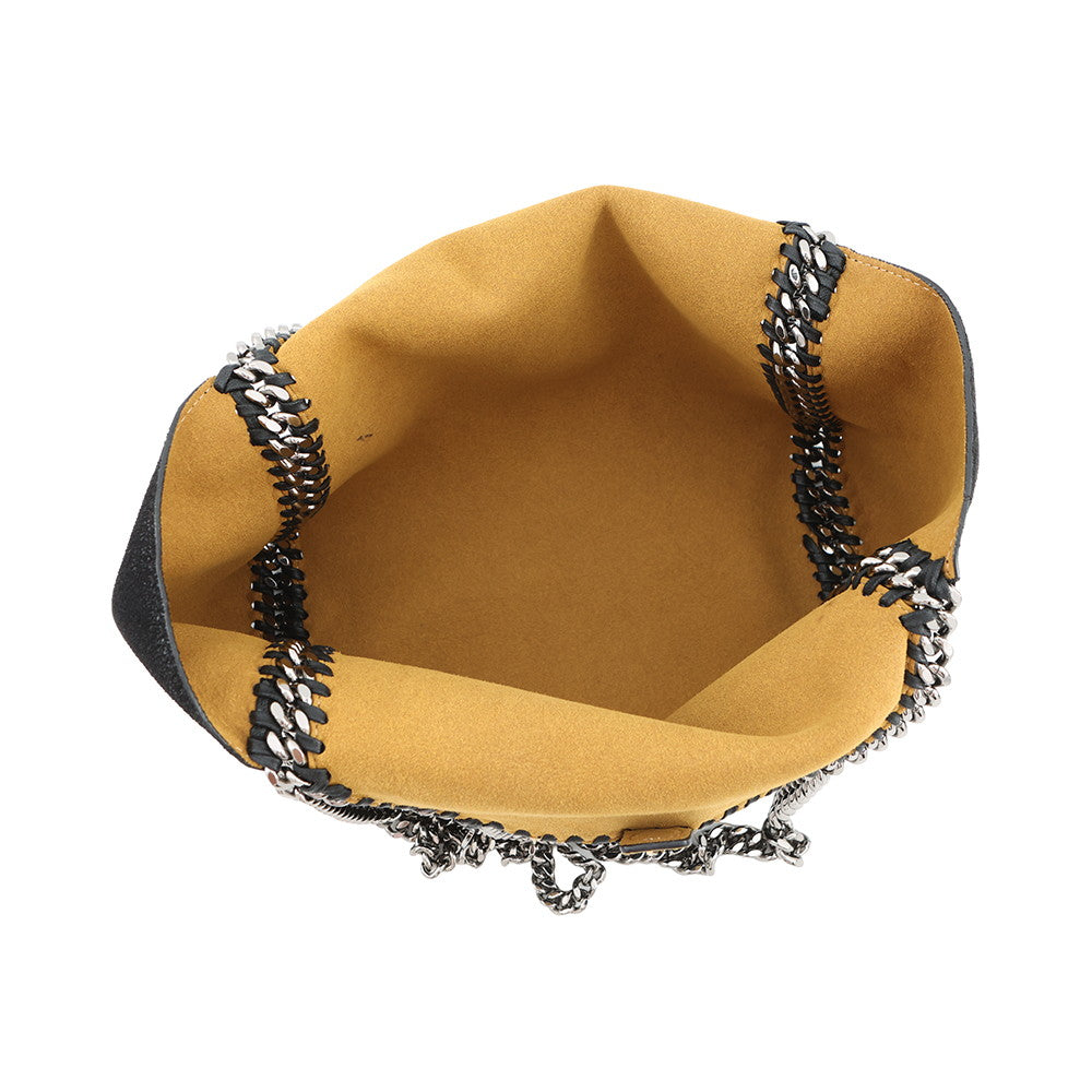 Stella McCartney Falabella Reversible 2-Way Shoulder Bag Black/Yellow529282 Polyester Size Mini