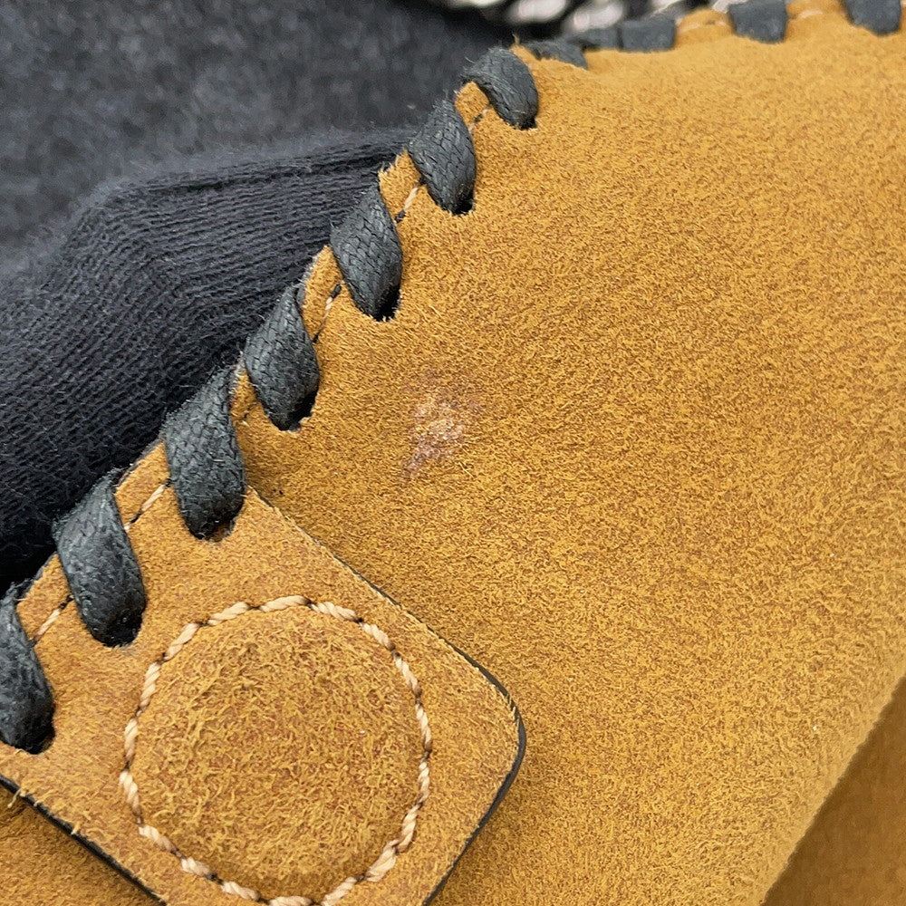 Stella McCartney Falabella Reversible 2-Way Shoulder Bag Black/Yellow529282 Polyester Size Mini