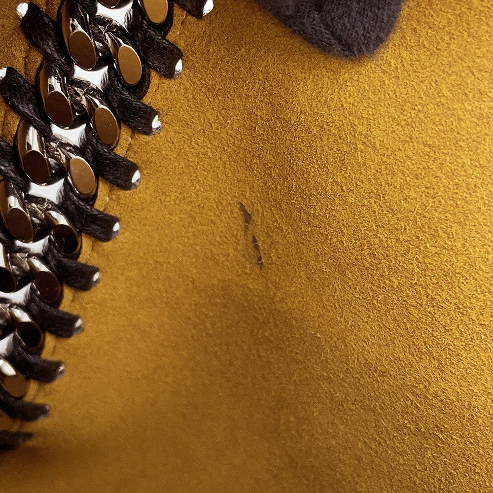 Stella McCartney Falabella Reversible 2-Way Shoulder Bag Black/Yellow529282 Polyester Size Mini
