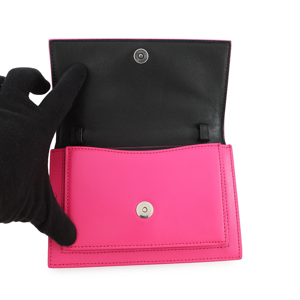 BALENCIAGA Sharp 2WAY Shoulder Bag Pink594938 Leather Size XS