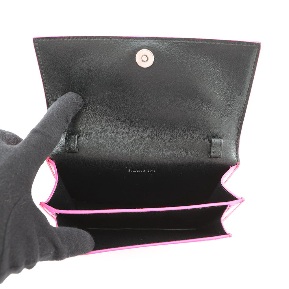 BALENCIAGA Sharp 2WAY Shoulder Bag Pink594938 Leather Size XS
