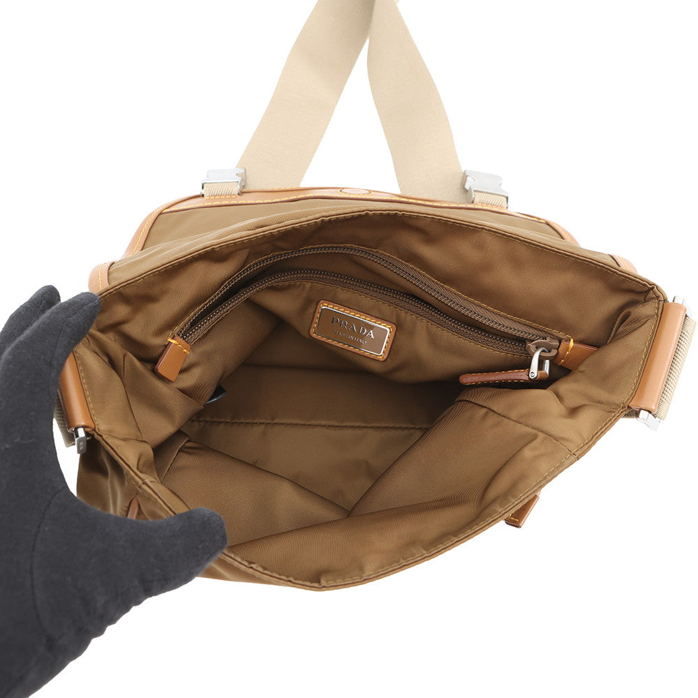 PRADA Re-Nylon messenger bag Brown2VD066 Nylon Leather
