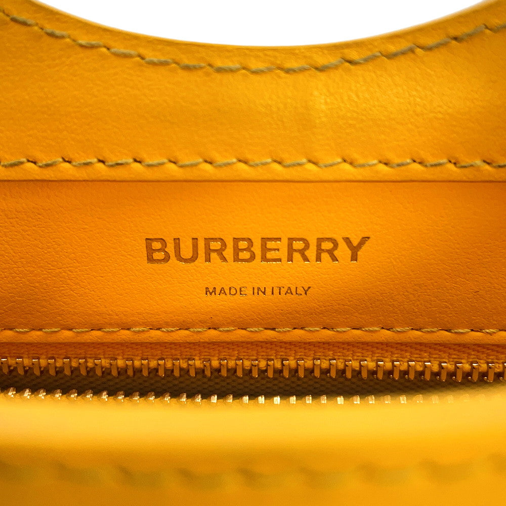BURBERRY Pocket Bag 2WAY Bag Beige/Yellow8047352 Canvas Leather Size Mini