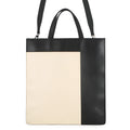 Valextra Valextra 2-Way Tote Black/Ivory Leather