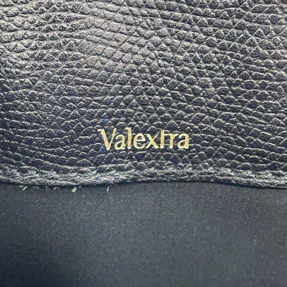 Valextra Valextra 2-Way Tote Black/Ivory Leather