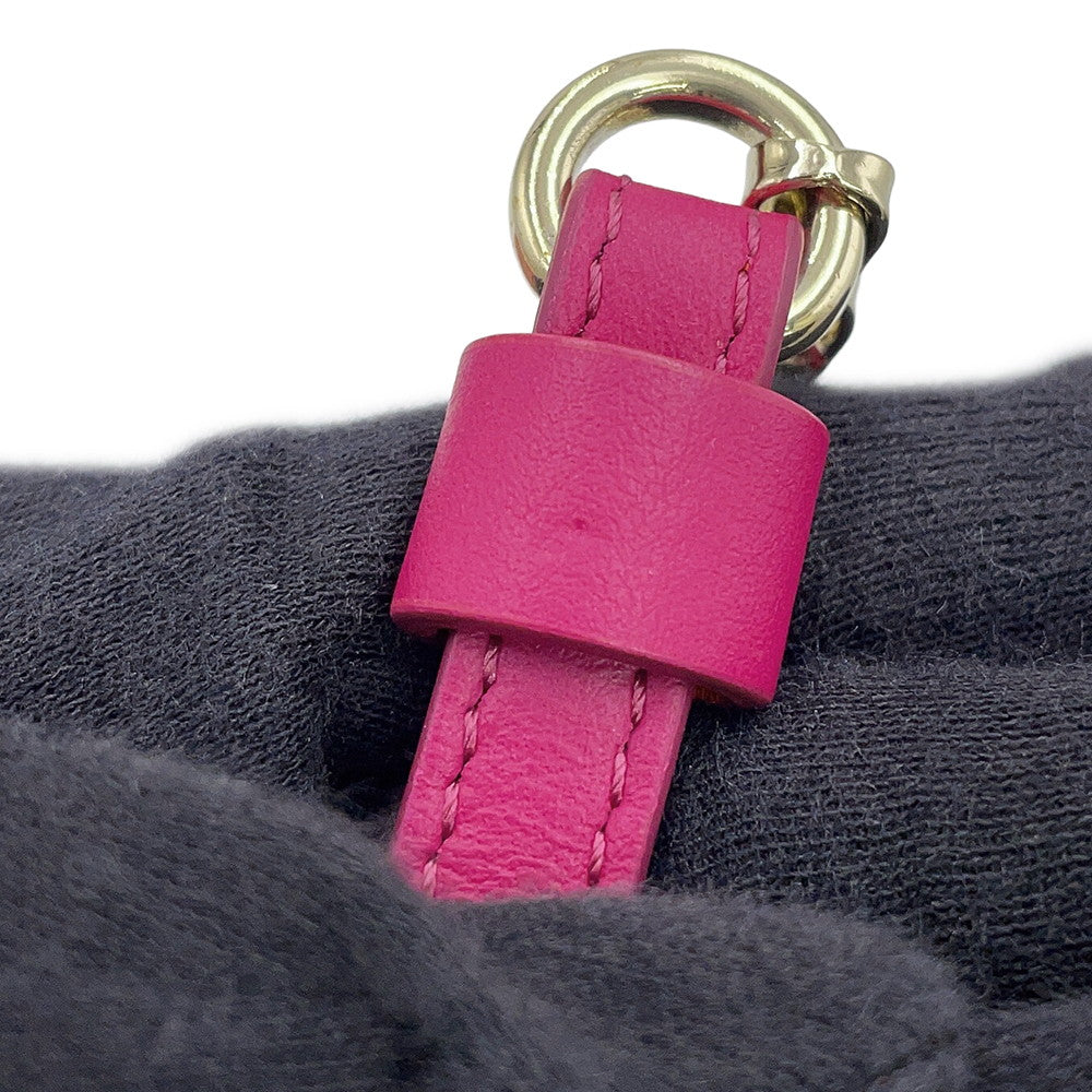 Christian Louboutin Studded ChainShoulder Pink Leather