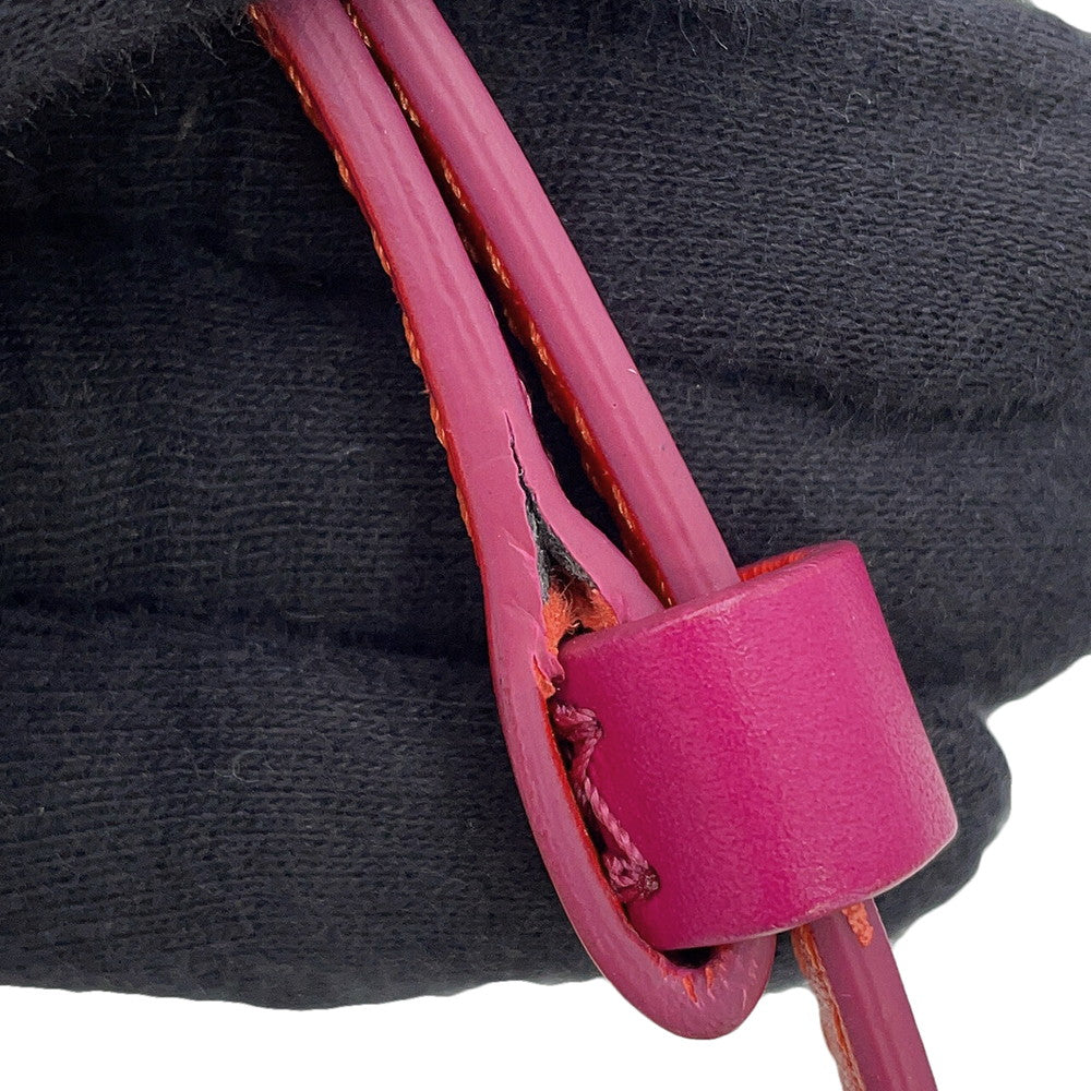 Christian Louboutin Studded ChainShoulder Pink Leather