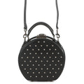 SAINT LAURENT PARIS Mikabox Studded 2WAY Handbag Black544378 Leather