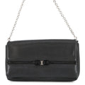Ferragamo Vala ChainShoulder Bag Black21C671 Leather Patent Leather