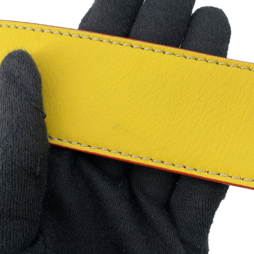 FENDI Strap you Yellow/NavyFH1238 Leather