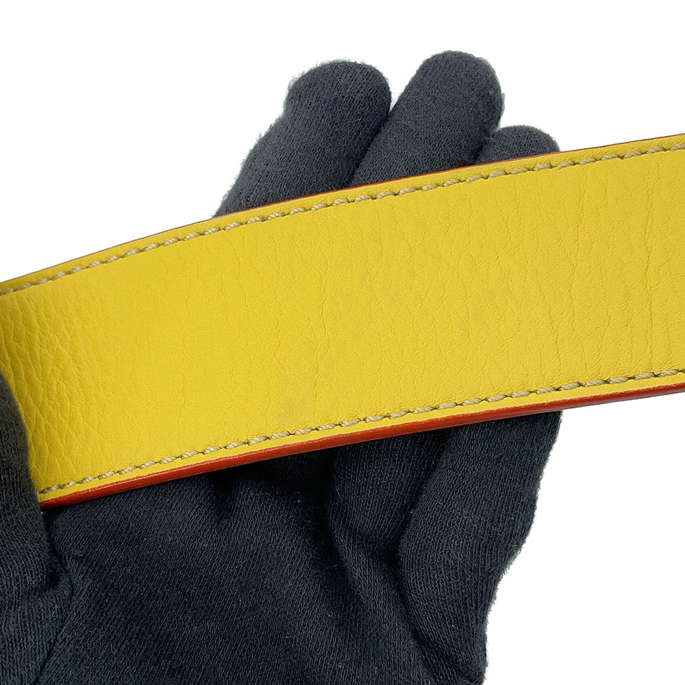 FENDI Strap you Yellow/NavyFH1238 Leather