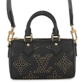 LOUIS VUITTON Nano Speedy Studded NoirM46745 Monogram Empreinte Leather