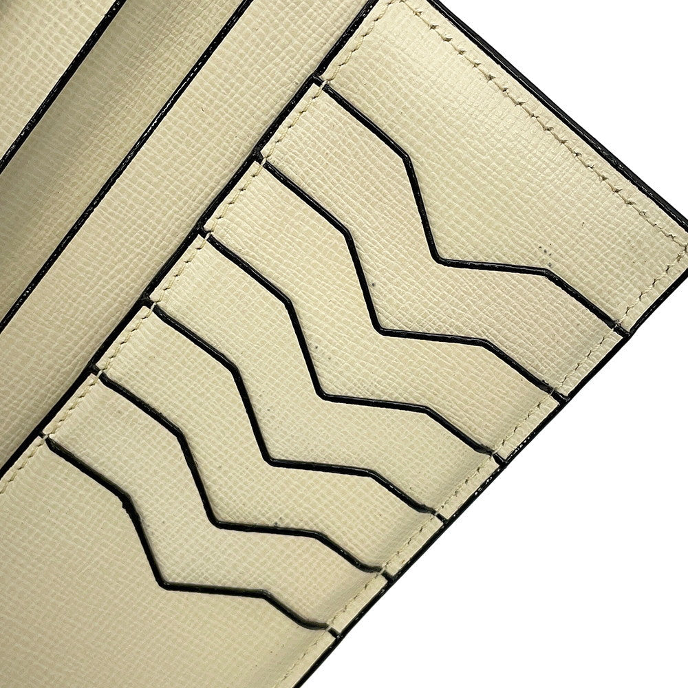 Valextra Valextra Vertical 12-Card Long Wallet WhiteSGNL0021044L99WF99 Grained Calf Leather