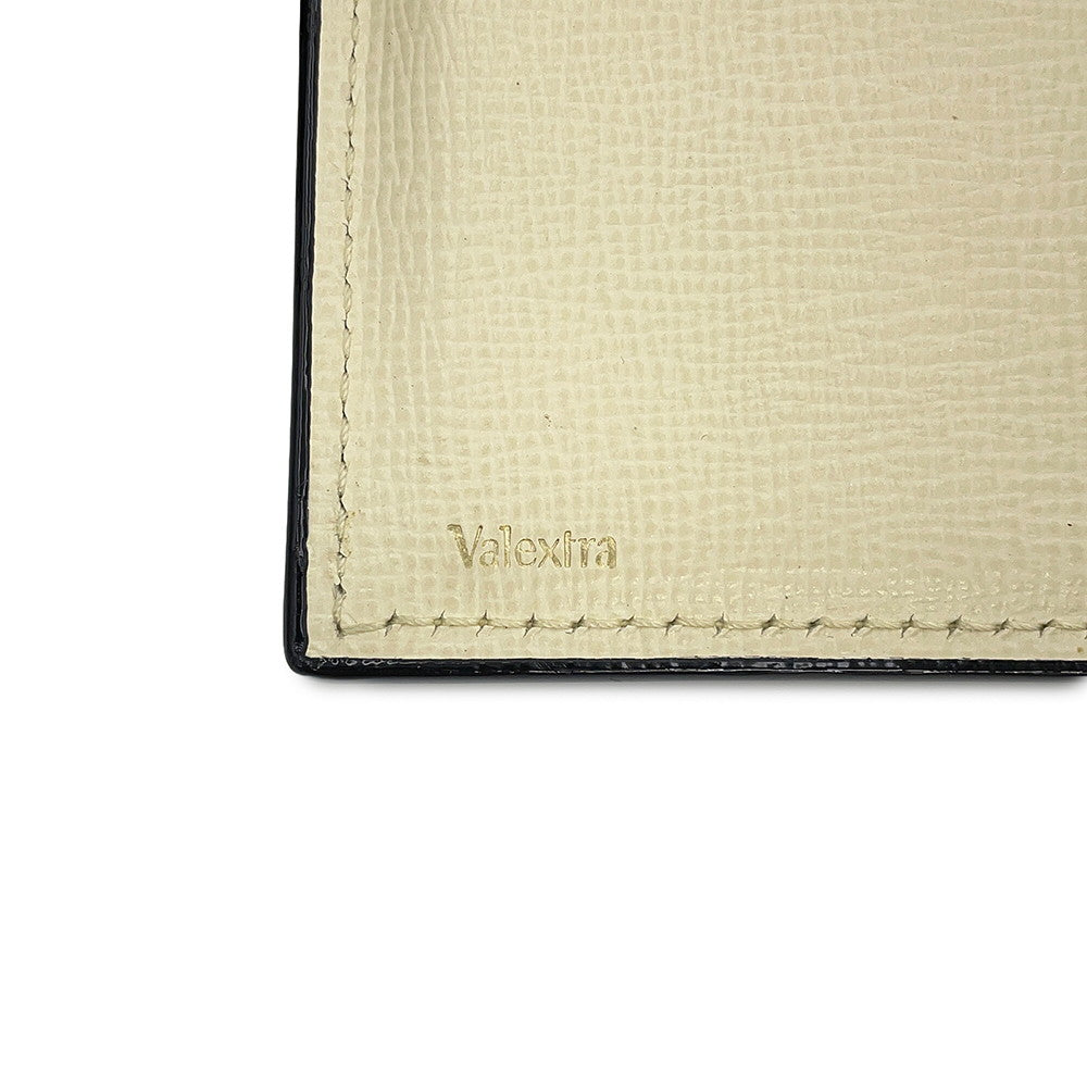 Valextra Valextra Vertical 12-Card Long Wallet WhiteSGNL0021044L99WF99 Grained Calf Leather